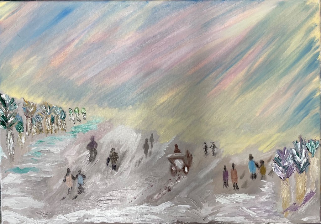 WAES showcase painting
